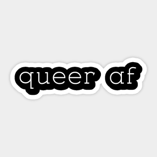 queer af Sticker